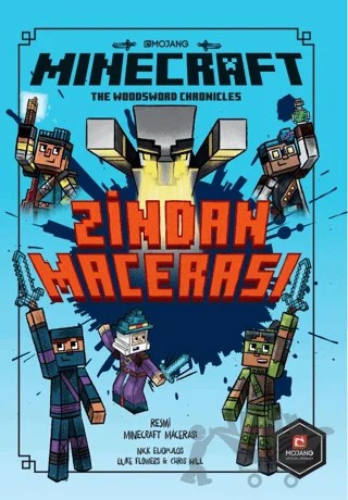 Minecraft - Zindan Macerası – Nick Eliopulos – XLIBRIS kitap kapağı