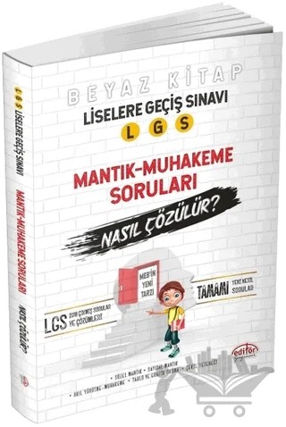 LGS Mantık Muhakeme Soruları Nasıl Çözülür? – Kolektif – Editör Yayınevi kitap kapağı