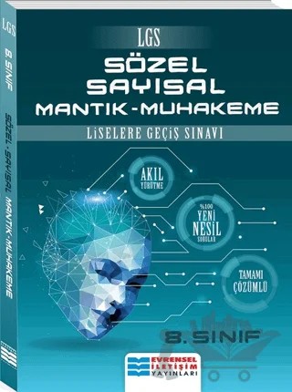 8. Sınıf LGS Sözel Sayısal Mantık - Muhakeme – Kolektif – Evrensel İletişim Yayınları kitap kapağı