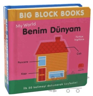 Big Block Books - Benim Dünyam (My Word) – Kolektif – Uçan Fil Yayınları kitap kapağı
