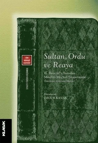 Sultan, Ordu ve Reaya – Özgür Kavak – Klasik Yayınları kitap kapağı