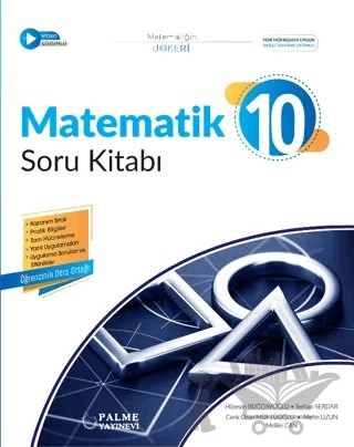 10. Sınıf Matematik Soru Kitabı – Hüseyin Buğdayoğlu, Serhan Serdar, C. Ozan Müftüoğlu, Metin Uzun, Melike Can – Palme Yayınları kitap kapağı