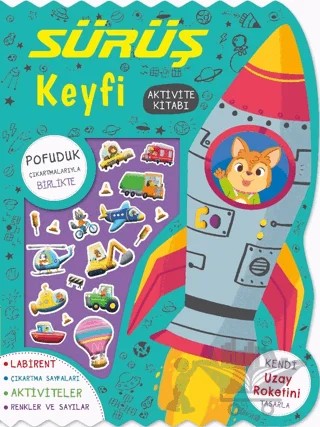 Sürüş Keyfi - Çıkartmalı Aktivite Kitabı – Kolektif – İndigo Çocuk kitap kapağı