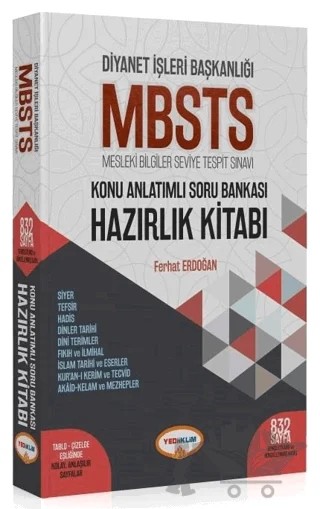 Diyanet İşleri Başkanlığı MBSTS Konu Anlatımlı Soru Bankası Hazırlık Kitabı – Ferhat Erdoğan – Yediiklim Yayınları kitap kapağı