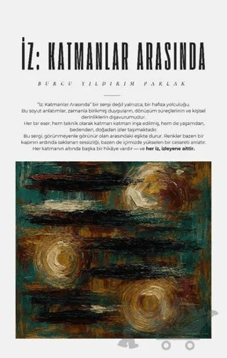 İz: Katmanlar Arasında – Burcu Yıldırım Parlak – Paradigma Akademi Yayınları kitap kapağı