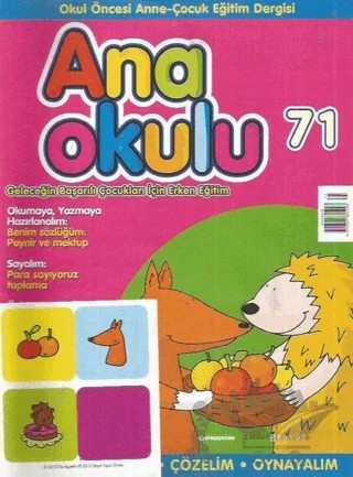 Anaokulu Sayı: 71 Anne-Çocuk Eğitim Dergisi – Boyut Yayın Grubu kitap kapağı
