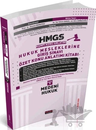 2026 HMGS Özet Medeni Hukuk Konu Anlatımı – Tan Tahsin Zapata, Ebru Çorbacıoğlu – Savaş Yayınevi kitap kapağı