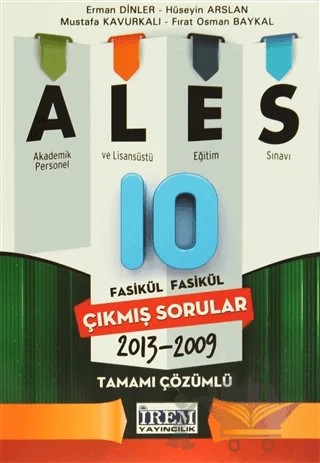 2014 Ales 2013-2009 Tamamı Çözümlü Çıkmış Sorular 10 Fasikül – Kolektif – İrem Yayıncılık kitap kapağı