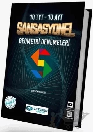 10 TYT 10 AYT Sansasyonel Geometri Denemeleri – Sertaç Karadaşlı – Gezegen Yayıncılık kitap kapağı