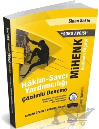 2026 Mihenk Hâkim Savcı Yardımcılığı Soru Avcısı 5 Deneme – Sinan Sakin – Savaş Yayınevi kitap kapağı