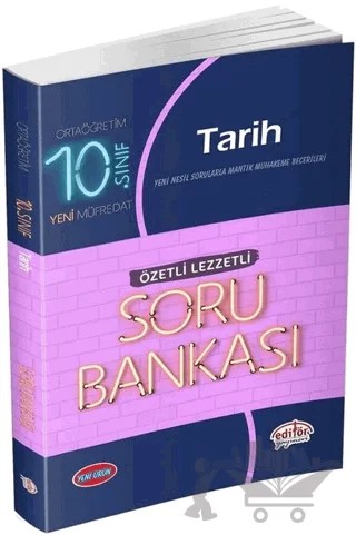 10. Sınıf Tarih Özetli Lezzetli Soru Bankası – Kolektif – Editör Yayınevi kitap kapağı