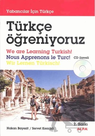 Türkçe Öğreniyoruz – Hakan Bayezit – Alfa Yayınları kitap kapağı