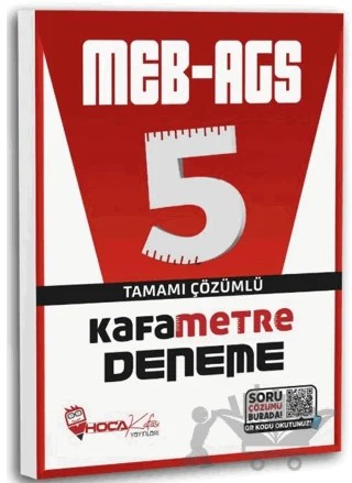 2025 MEB-AGS KAFAMETRE 5 Deneme Çözümlü Hoca – Kollektif – Hoca Kafası Yayınları kitap kapağı