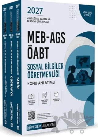 2027 MEB-AGS ÖABT Sosyal Bilgiler Öğretmenliği Konu Anlatımlı (3 Kitap) – Kolektif – Pegem Akademi Yayıncılık kitap kapağı