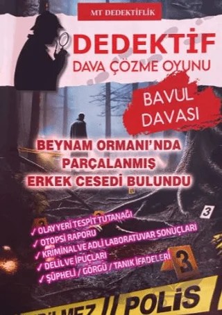 Dedektif Dava Çözme Oyunu - Bavul Davası – Kolektif – MT Dedektiflik kitap kapağı