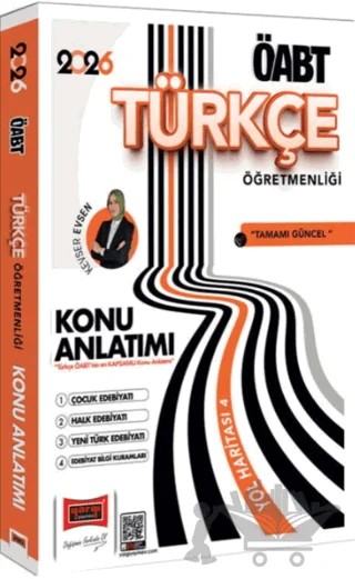 2026 ÖABT Türkçe Öğretmenliği Çocuk Edebiyatı Halk Edebiyatı Yeni Türk Edebiyatı Konu Anlatımı Yol Haritası 4 – Kevser Evsen – Yargı Yayınevi kitap kapağı