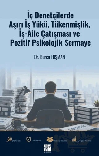 İç Denetçilerde Aşırı İş Yükü, Tükenmişlik, İş - Aile Çatışması ve Pozitif Psikolojik Sermaye – Burcu Hışman – Gazi Kitabevi kitap kapağı