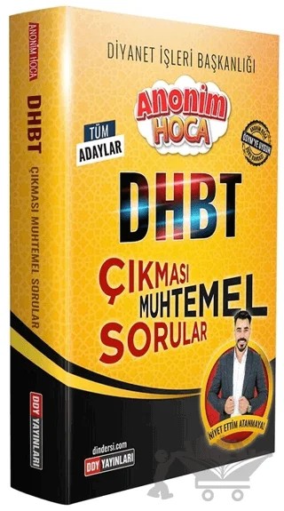 2022 Dhbt Din Kültürü Ve Ahlak Bilgisi Anonim Hoca İle Çıkması Muhtemel Sorular – Çetin Zencir – DDY Yayınları kitap kapağı
