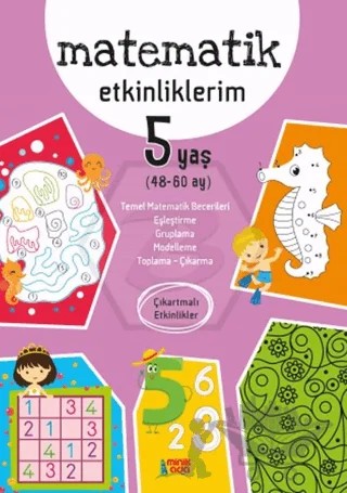 Matematik Etkinliklerim - 5 Yaş – Kolektif – Minik Ada kitap kapağı