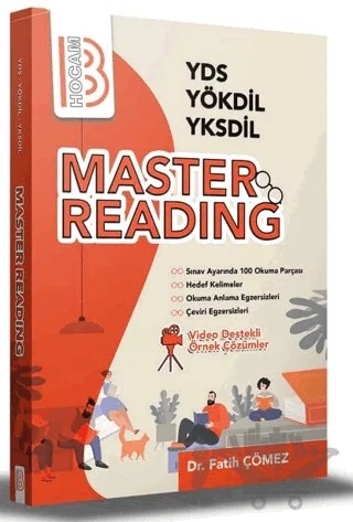 YDS YÖKDİL YKSDİL Master Reading – Fatih Çömez – Benim Hocam Yayınları kitap kapağı