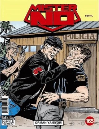 Mister No Sayı: 165 Orman Yanıyor – Lal Kitap kitap kapağı