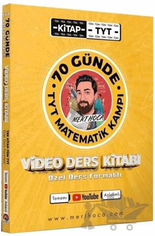 70 Günde TYT Matematik Kampı Video Ders Kitabı (Özel Ders Formatlı) – Mert Hoca – Mert Hoca Yayınları kitap kapağı
