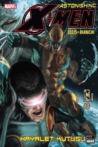 Astonishing X-Men Cilt: 5 - Hayalet Kutusu – Warren Ellis – Marmara Çizgi kitap kapağı