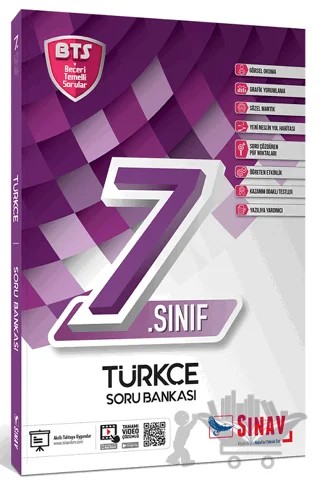 7. Sınıf Türkçe Soru Bankası – Kolektif – Sınav Yayınları kitap kapağı