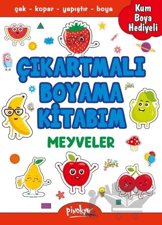 Çıkartmalı Boyama Meyveler – Buçe Dayı – Pinokyo Yayınları kitap kapağı