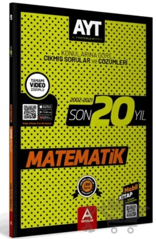 AYT Matematik Son 20 Yıl Konularına Göre Çıkmış Sorular ve Çözümleri – Kolektif – A Yayınları kitap kapağı