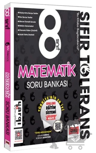 8. Sınıf Ders Arkadaşım Sıfır Tolerans Matematik Soru Bankası – Kolektif – Yargı Yayınevi kitap kapağı