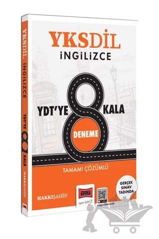 2024 YKS-Dil İngilizce YDT'ye 8 Kala Deneme Tamamı Çözümlü – Hakkı Şahin – Yargı Yayınevi kitap kapağı
