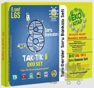 8. Sınıf Tüm Dersler Eko Taktikli Soru Bankası Seti – Kolektif – Tonguç Akademi kitap kapağı