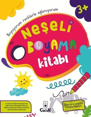 Neşeli Boyama Kitabı – Kolektif – Floki Çocuk kitap kapağı