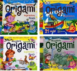 Origami Çocuklar İçin (4 Kitap Takım) – Kolektif – Karton Kitap kitap kapağı