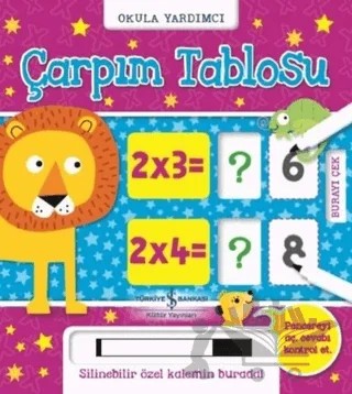 Çarpım Tablosu (Silinebilir Kalemli) – Kolektif – İş Bankası Kültür Yayınları kitap kapağı