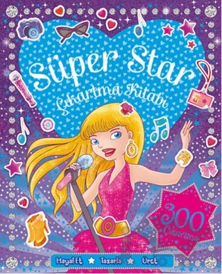 Süper Star Çıkartma Kitabı – Kolektif – İndigo Çocuk kitap kapağı