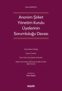 Anonim Şirket Yönetim Kurulu Üyelerinin Sorumluluğu Davası – Üstün Köprücü – Seçkin Yayıncılık kitap kapağı