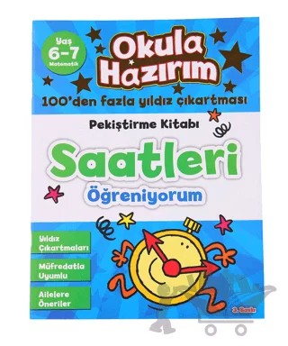 Okula Hazırım 11: Pekiştirme Kitabı Saatleri Öğreniyorum – Nicola Morgan – Doğan Egmont Yayıncılık kitap kapağı