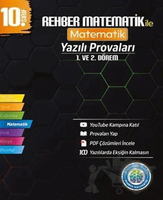 10. Sınıf Matematik Yazılı Provaları – Kolektif – Rehber Matematik kitap kapağı