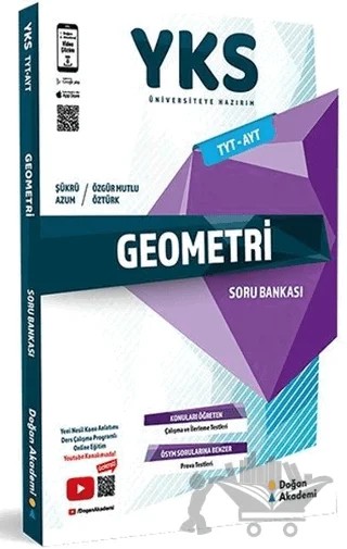 YKS TYT AYT Geometri Soru Bankası – Özgür Mutlu Öztürk, Şükrü Azum – Doğan Akademi kitap kapağı