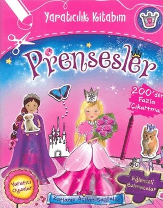 Yaratıcılık Kitabım - Prensesler – Kolektif – Doğan Egmont Yayıncılık kitap kapağı