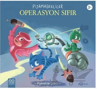 Pijamaskeliler Operasyon Sıfır – Romuald – 1001 Çiçek Kitaplar kitap kapağı