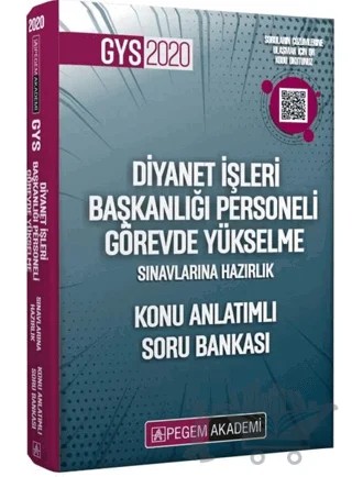 2020 Diyanet İşleri Başkanlığı Personeli Görevde Yükselme Sınavlarına Hazırlık Konu Anlatımlı Soru Bankası – Kolektif – Pegem Akademi Yayıncılık kitap kapağı