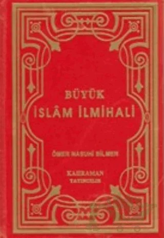 Büyük İslam İlmihali (Orta Boy - Kırmızı Kapak) – Ömer Nasuhi Bilmen – Kahraman Yayınları kitap kapağı