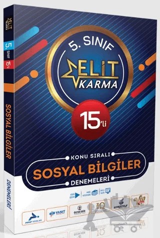 5. Sınıf Elit Karma 15'li Konu Sıralı Sosyal Bilgiler Denemeleri – Kolektif – Paraf Yayınları kitap kapağı