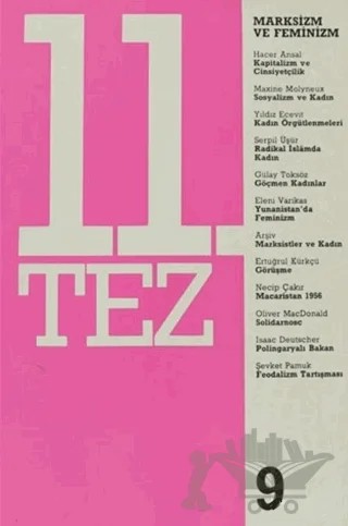 11. Tez Kitap Dizisi Sayı: 9 - Marksizm ve Feminizm – Kolektif – Belge Yayınları kitap kapağı