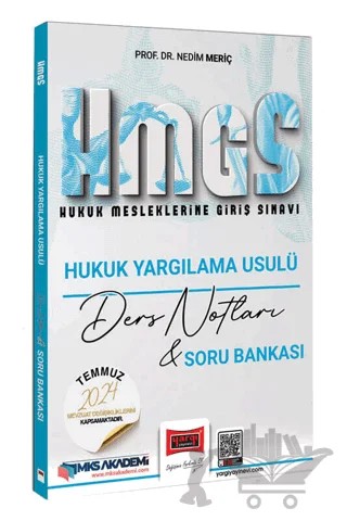2025 Hukuk Mesleklerine Giriş Sınavı Hukuk Yargılama Usulü Ders Notları ve Soru Bankası – Nedim Meriç – Yargı Yayınevi kitap kapağı