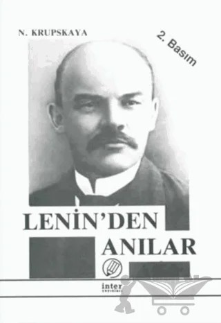 Lenin'den Anılar – N. Krupskaya – İnter Yayınları kitap kapağı