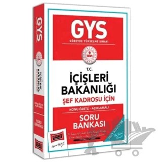 GYS T.C. İçişleri Bakanlığı Şef Kadrosu İçin Konu Özetli Soru Bankası – Kolektif – Yargı Yayınevi kitap kapağı